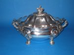 Georgian Old Sheffield Plate silver Soup Tureen, circa 1825 - Click to enlarge and for full details.