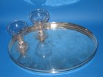 Old Sheffield Plate silver tray, circa 1790 - Click to enlarge and for full details.