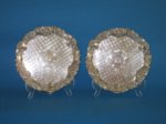 Fine pair of Regency Old Sheffield Plate Silver salvers, circa 1820 - Click to enlarge and for full details.