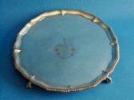 18th Century salver, circa 1770 - Click to enlarge and for full details.