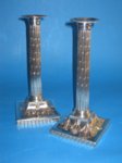 Pair of 18th Century Candlesticks, circa 1780 - Click to enlarge and for full details.