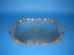 Regency Old Sheffield Plate Silver Tea Tray, circa 1825. - Click to enlarge and for full details.